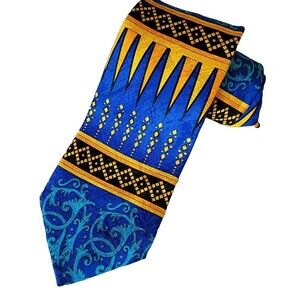 VTG 1990s Rush Limbaugh Made In USA No Boundaries Multicolored 59/3.75" Silk Tie